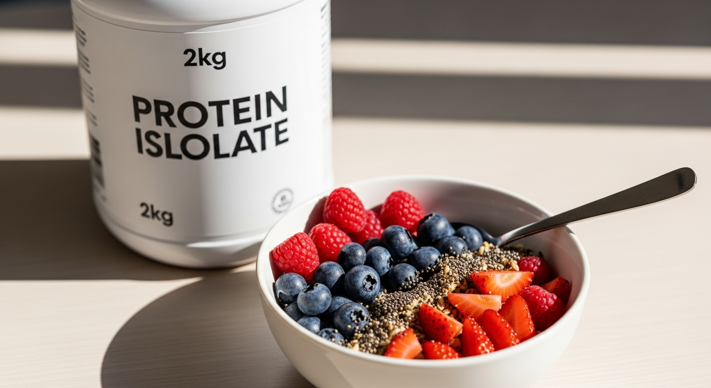whey protein isolate - Rutina Matinală cu Pudră Proteică pentru Performanță Maximă în 2026