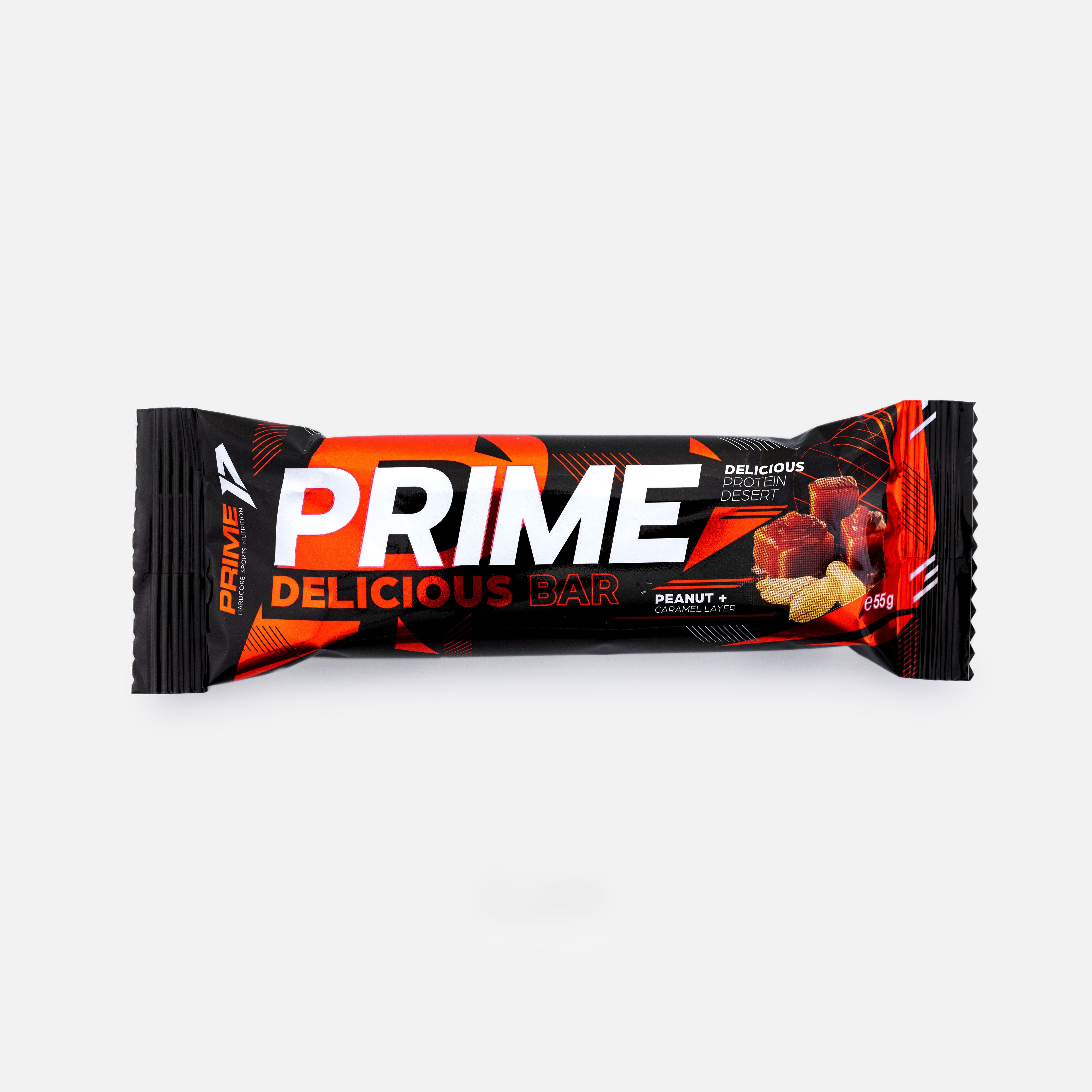 Baton proteic alune și caramel