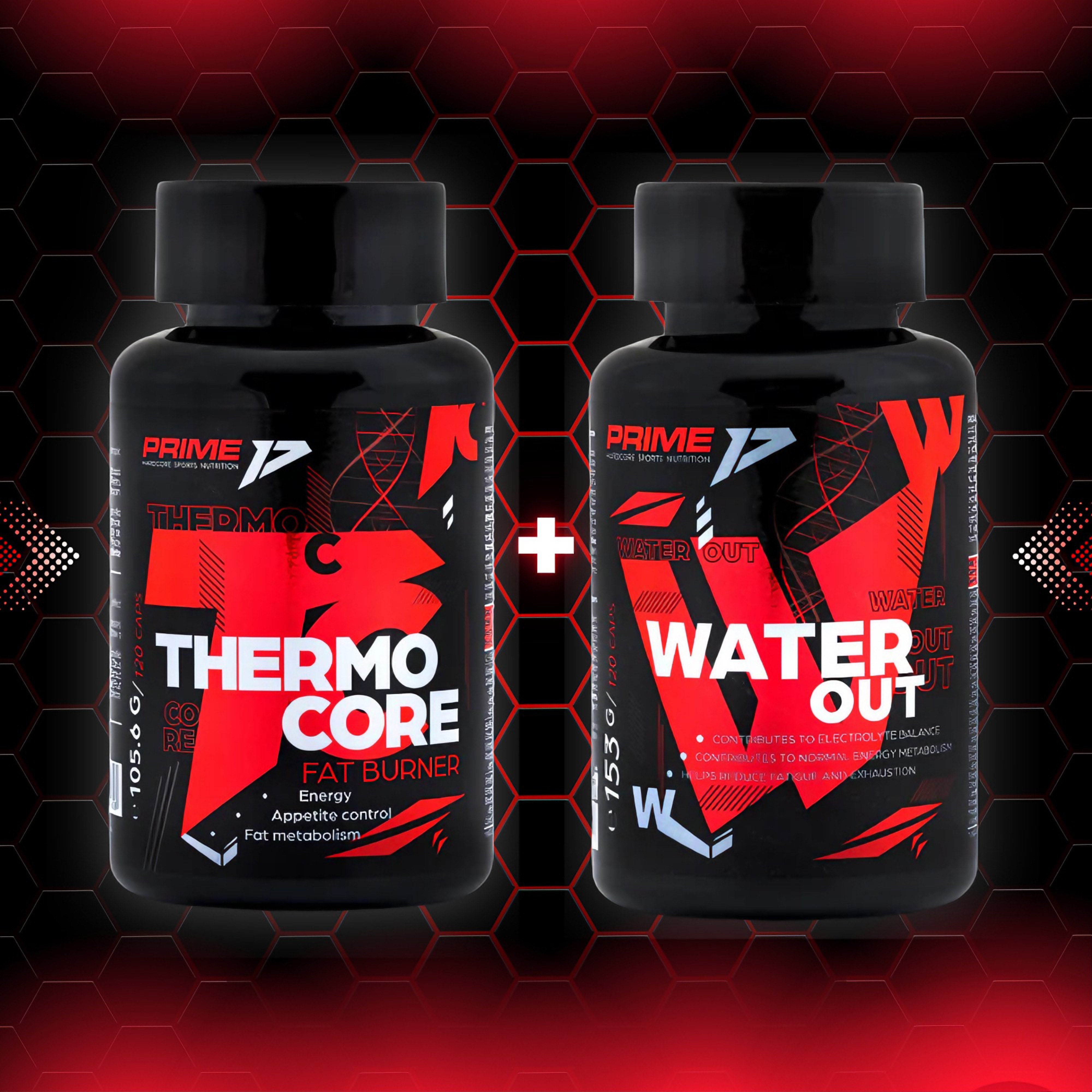 Pachet pentru slabit , arderea grasimilor si eliminarea retentiei de apa Thermo CORE + Water OUT