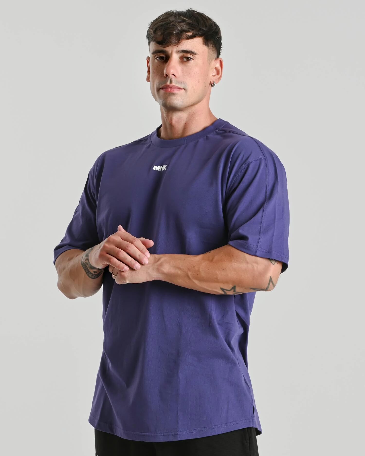 MNX cotton T-shirt Basix, purple