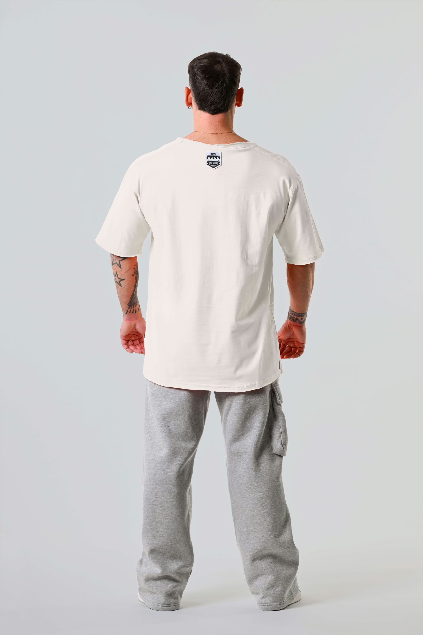 MNX T-shirt Edge, creamy white