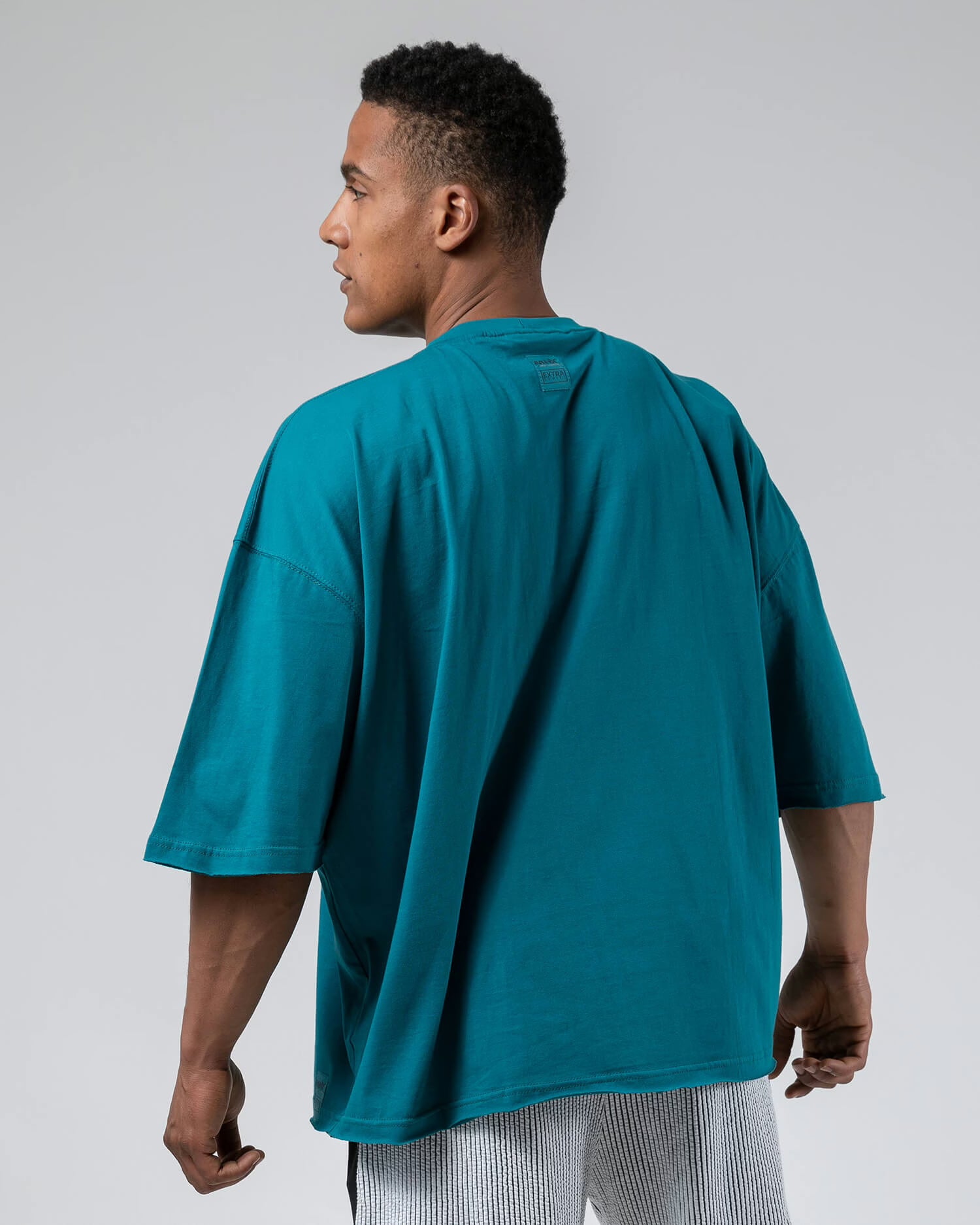 MNX Extra T-shirt embossed, mosaic blue