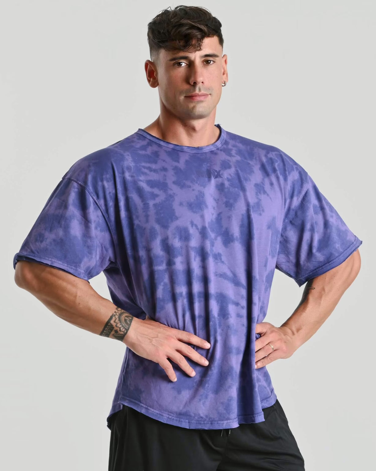 MNX Extra HC T-shirt 4.0 washed look, purple