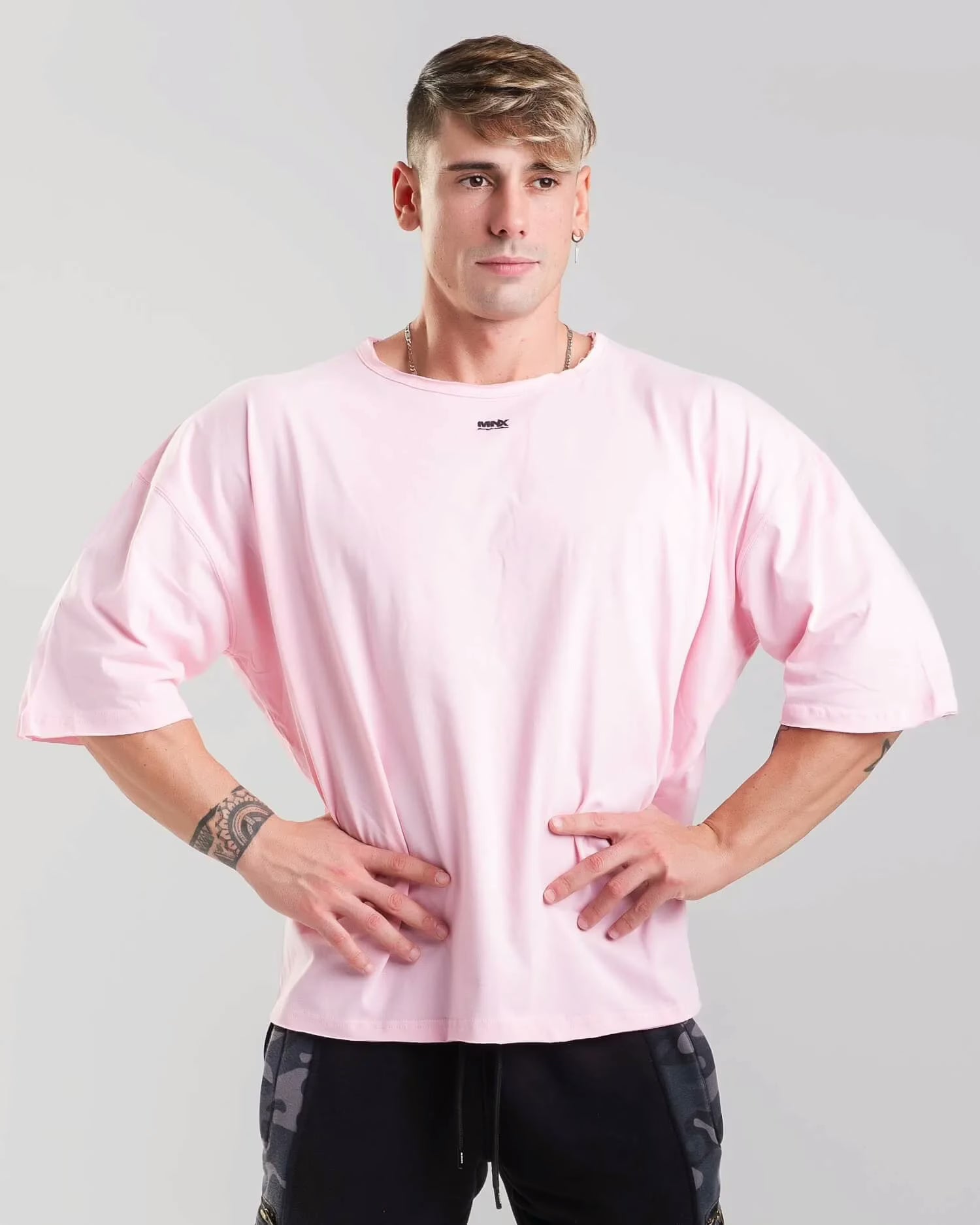 MNX Extra T-shirt basic, light pink