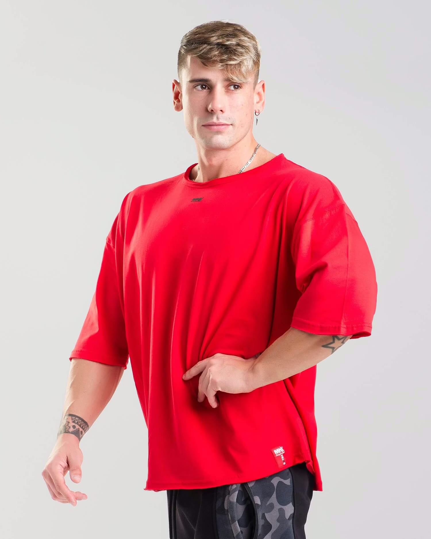 MNX Extra T-shirt basic, vivid red