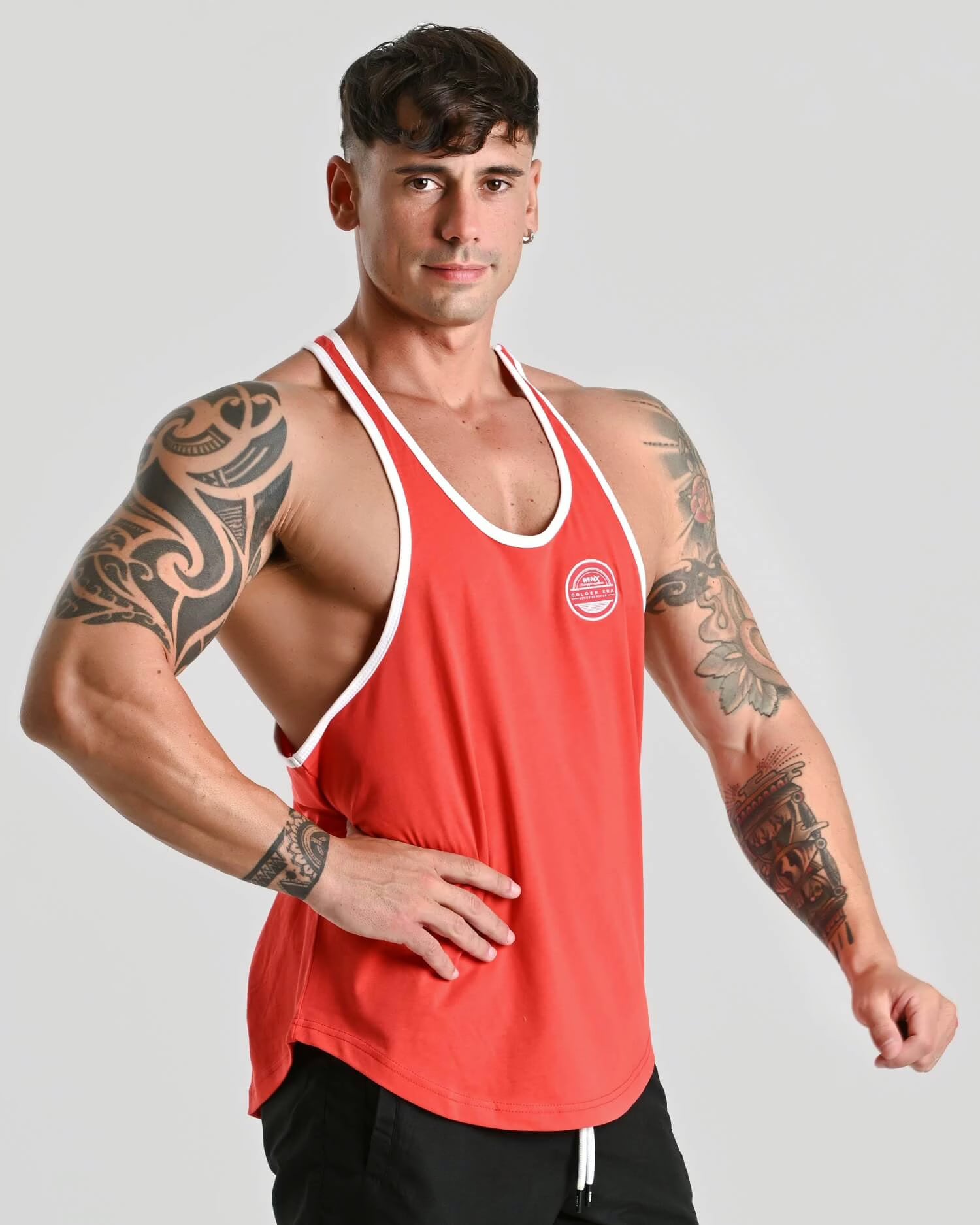 MNX Stringer Golden Era 2.0, fire red & white