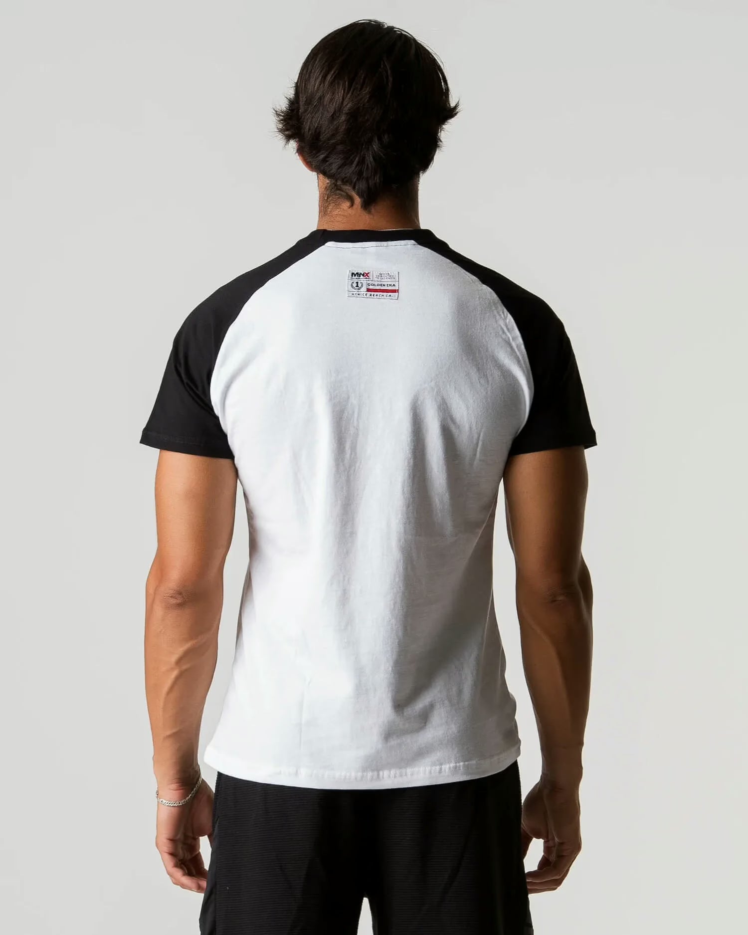 MNX classic T-shirt Golden Era 2.0, white&black