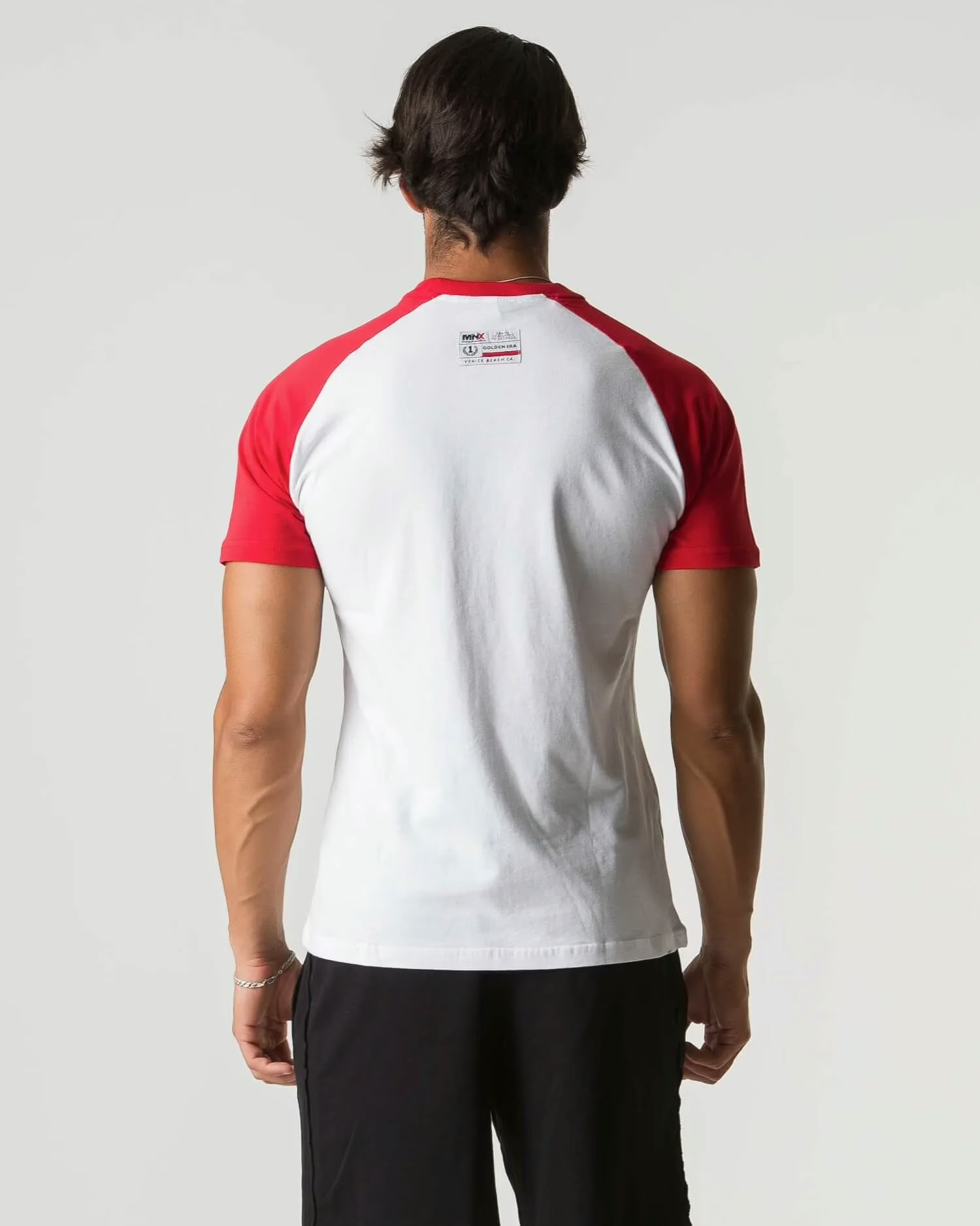 MNX classic T-shirt Golden Era 2.0, white&red