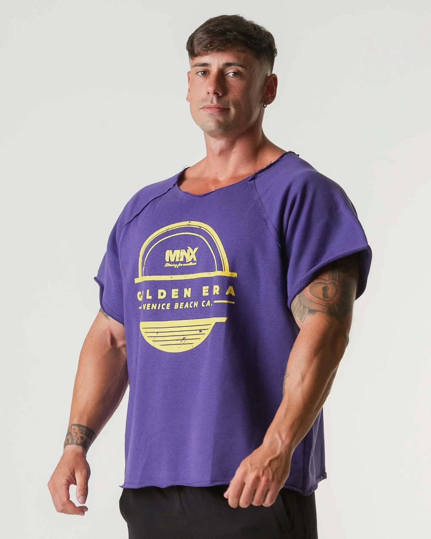 MNX Workout Top Golden Era, deep purple
