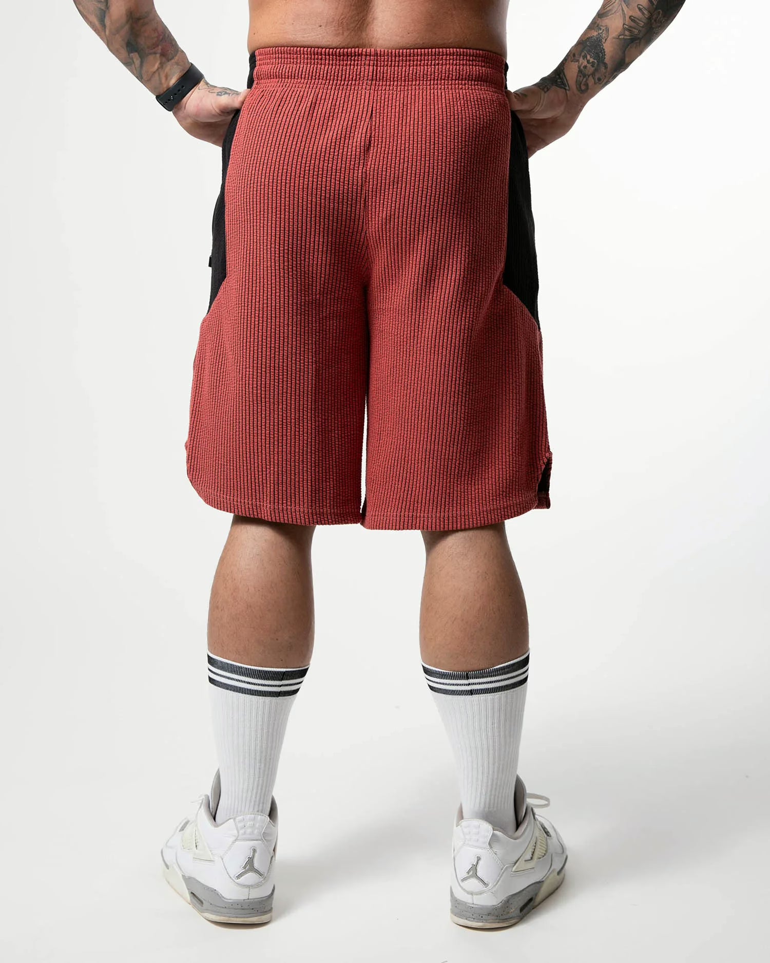 MNX Ribbed shorts Hammer, dusty chedar