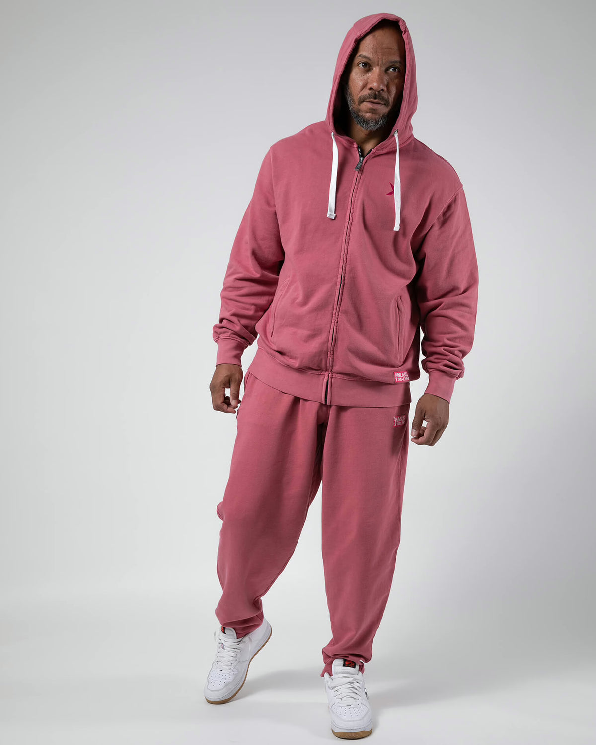 MNX Hoodie Industrial, dusty rose