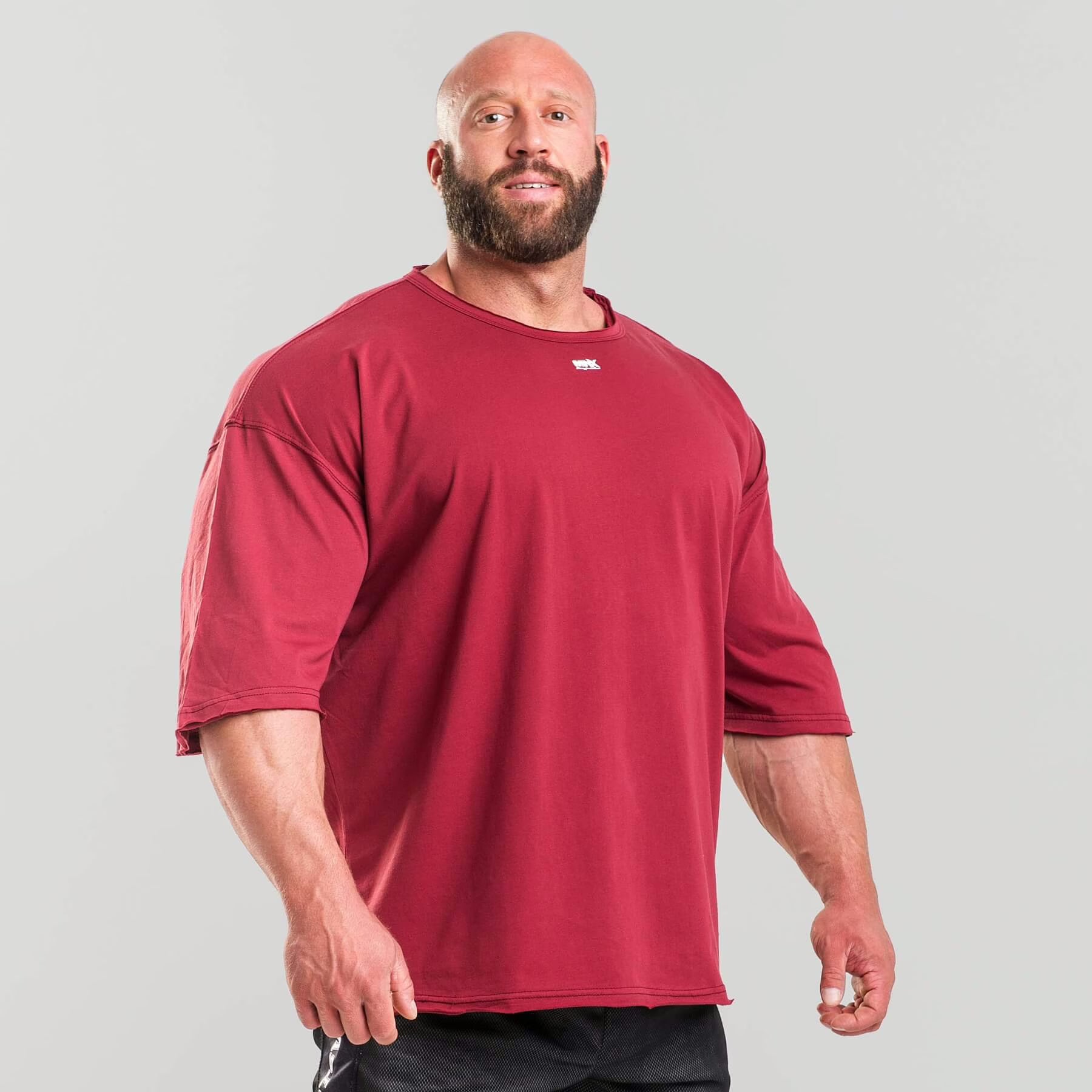 MNX Extra T-shirt basic, burgundy
