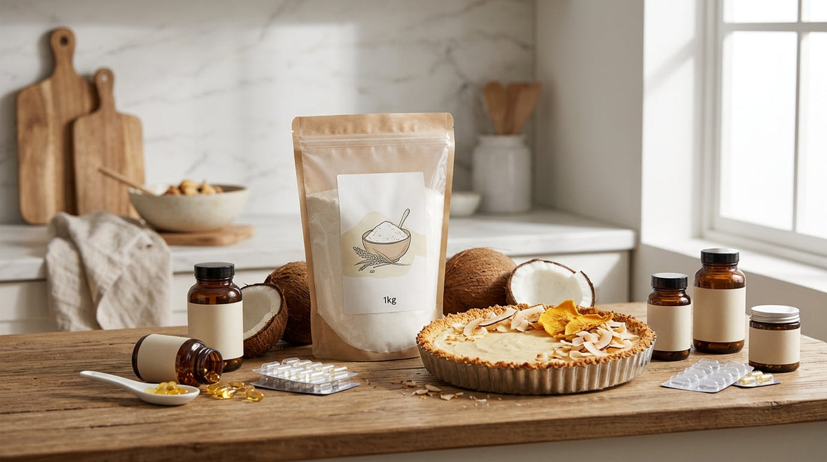 omega 3 6 9 - Descoperă Secretul Deserturilor Fine cu Crema de Orez la 1kg: Rețeta Exotică a Tartei cu Nucă de Cocos