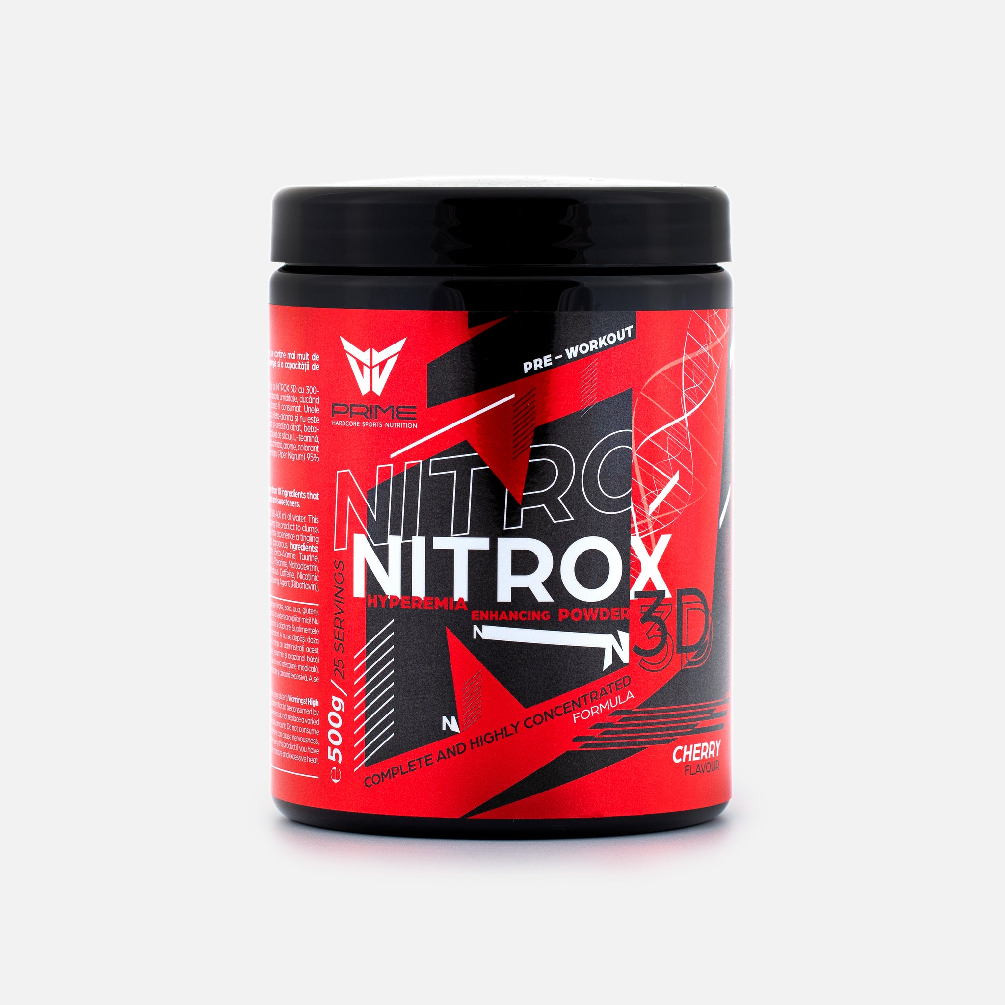 Nitrox 3D 500g - Supliment Pre-antrenament pentru Energie și ...