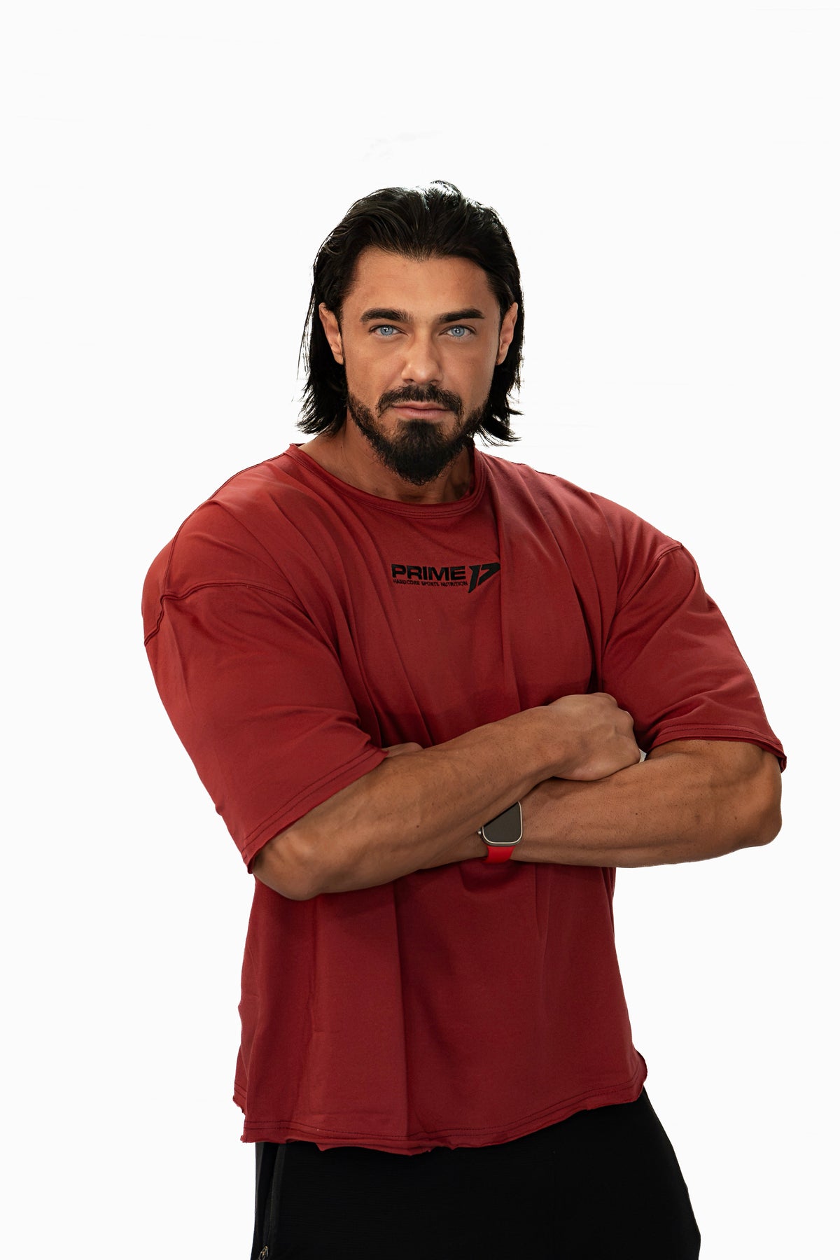 Tricou Gym Supradimensionat & Lejer - Burgundy | Prime