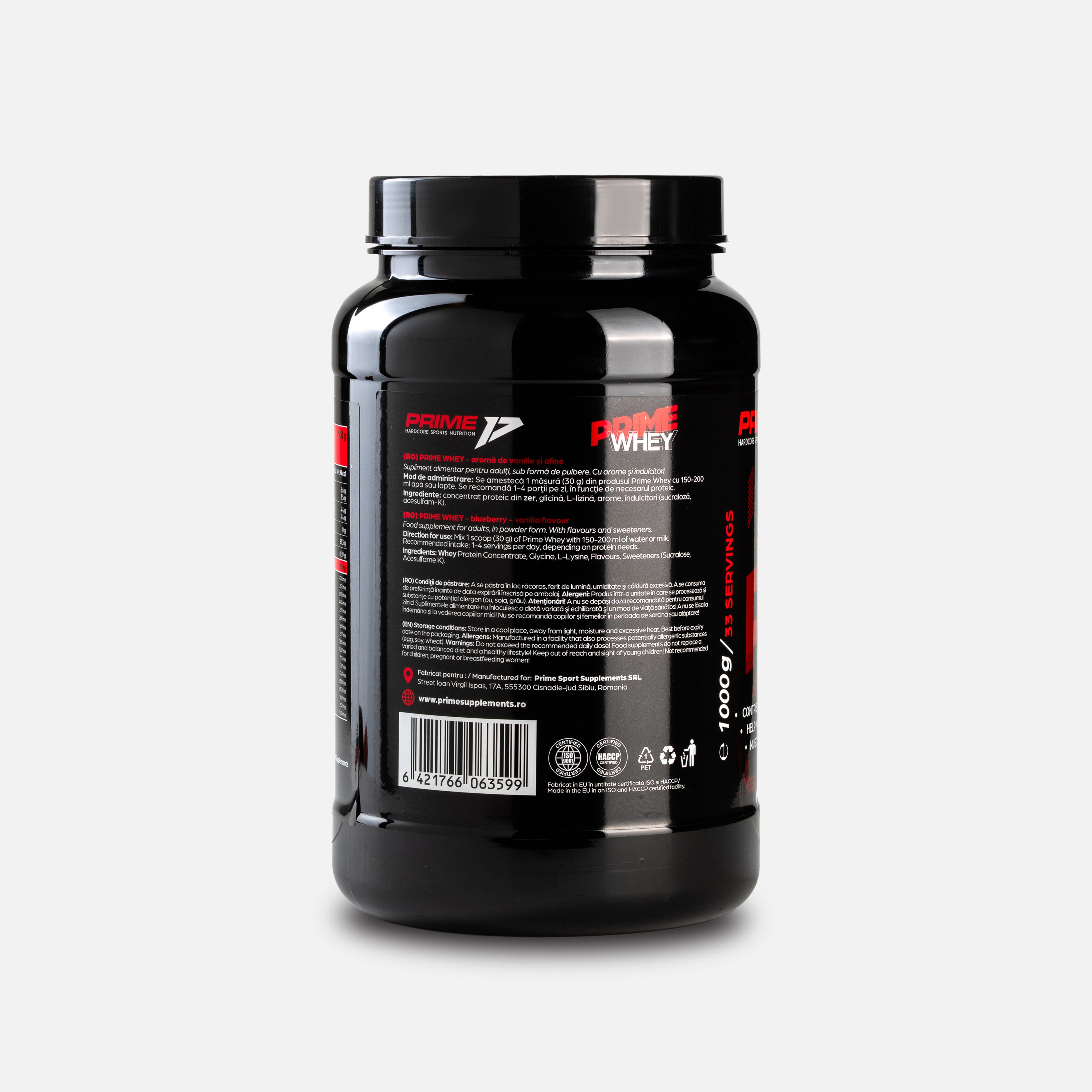 Prime Whey 1kg/33serv
