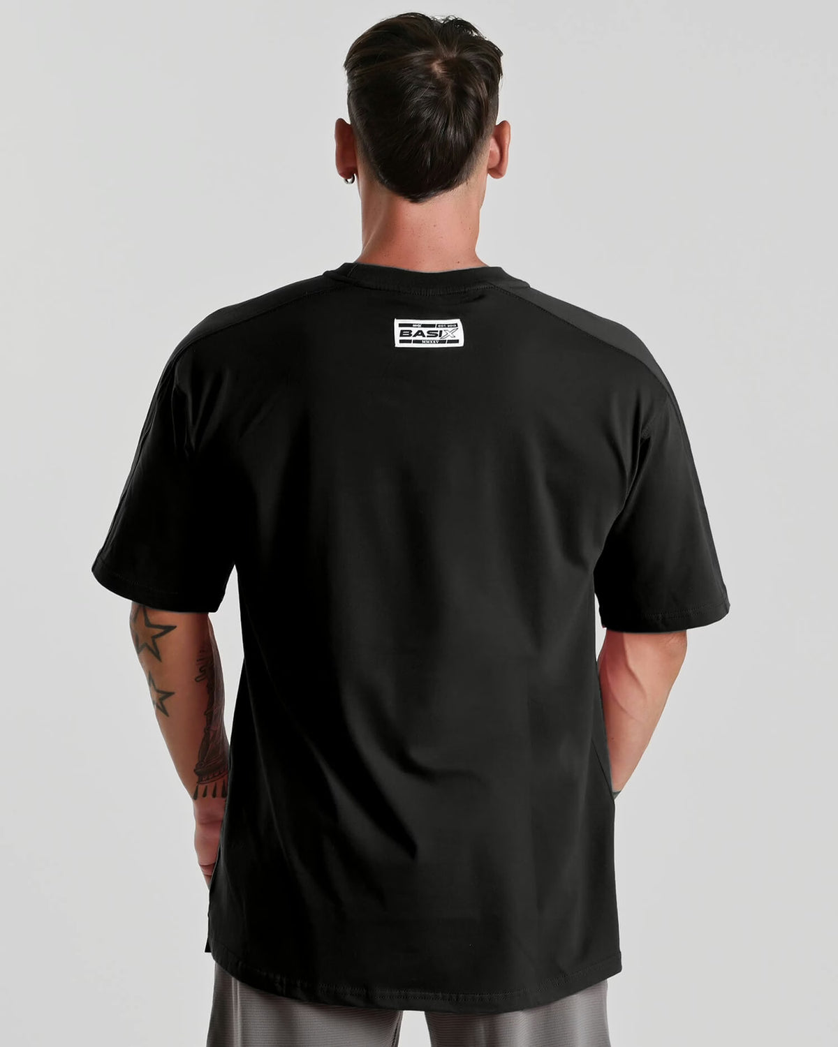 MNX cotton T-shirt Basix, black