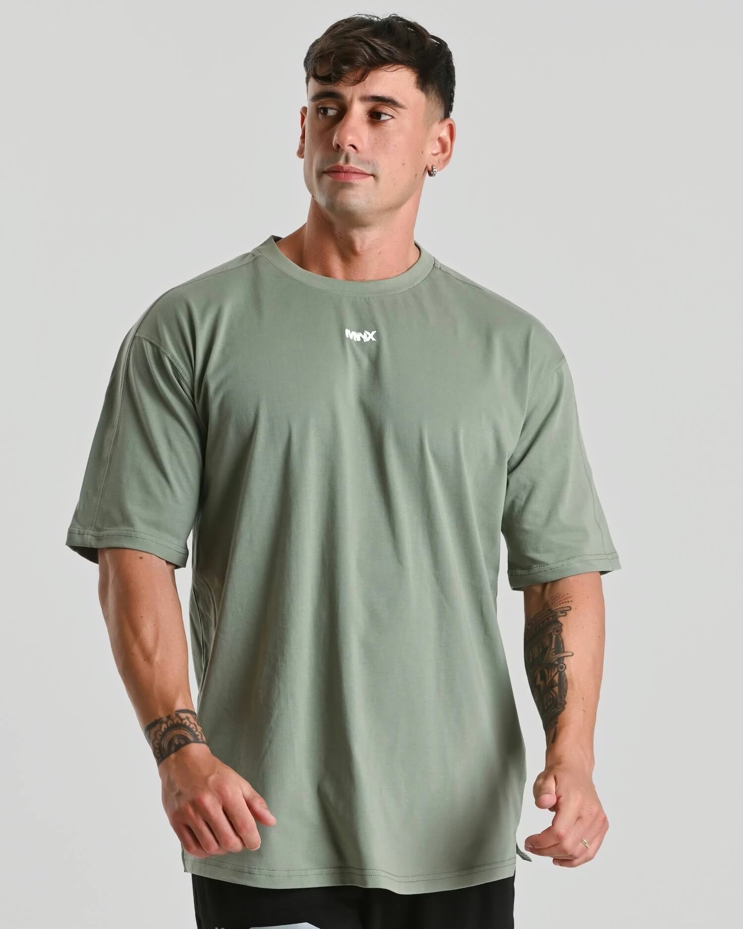 MNX cotton T-shirt Basix, pastel green
