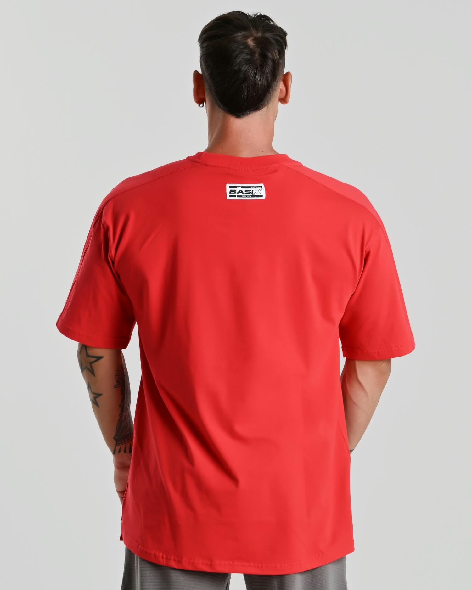 MNX cotton T-shirt Basix, cherry red