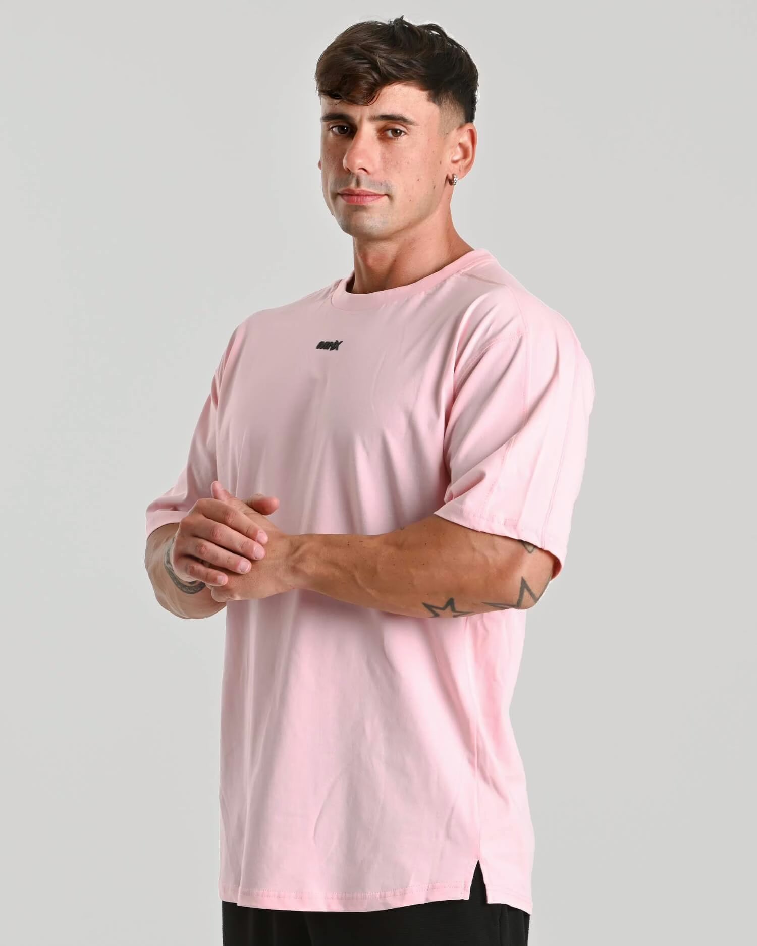 MNX cotton T-shirt Basix, pastel rose