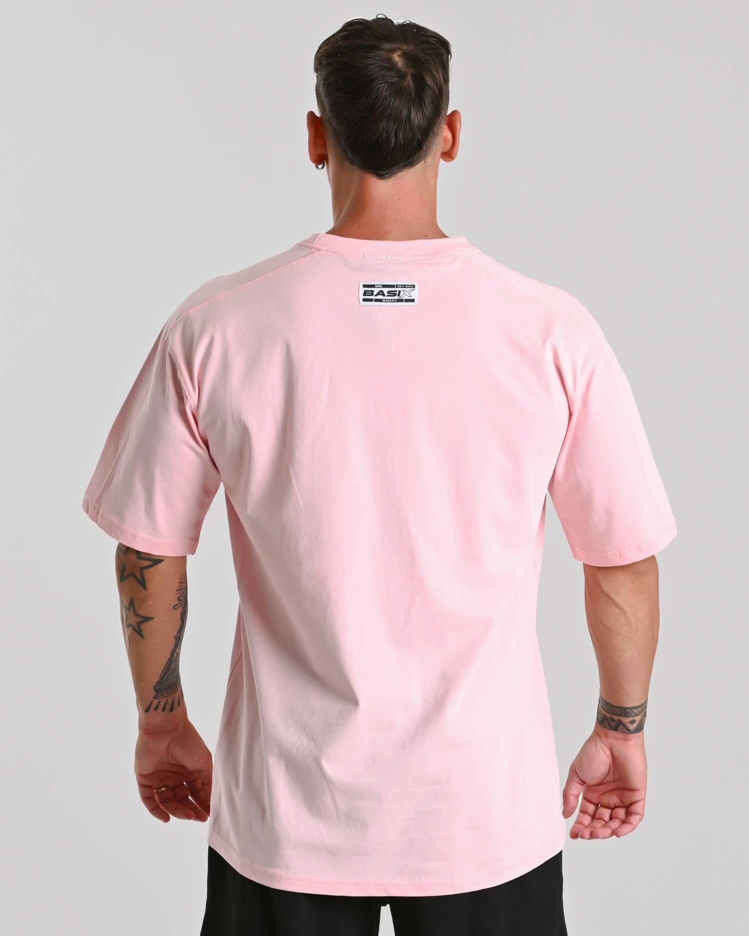 MNX cotton T-shirt Basix, pastel rose