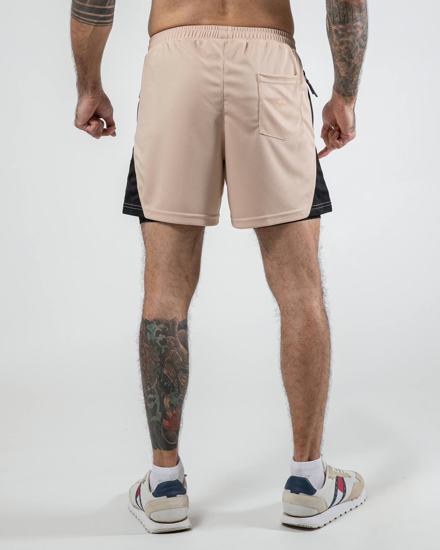 MNX Double layer shorts, sand