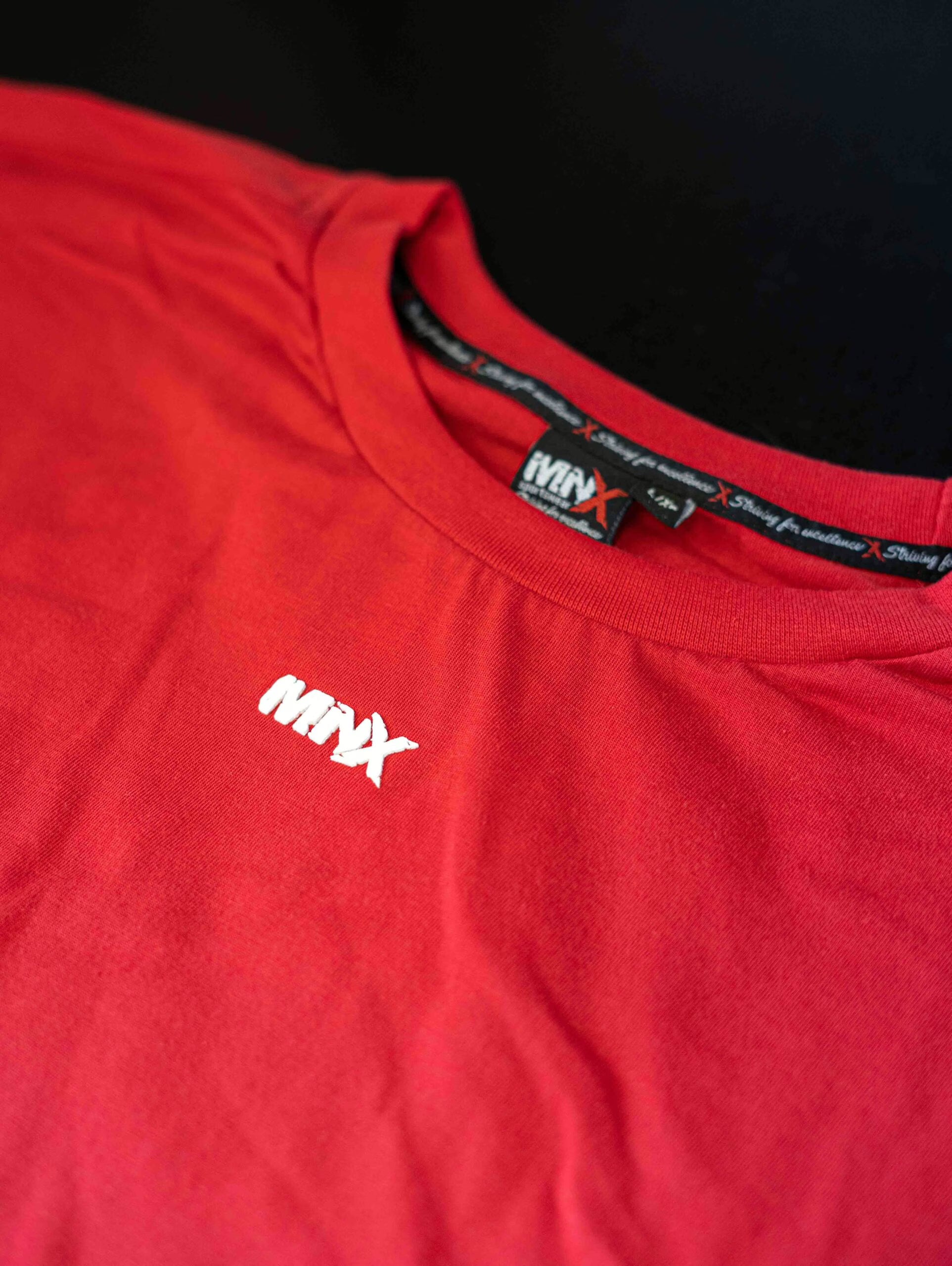 MNX cotton T-shirt Basix, cherry red