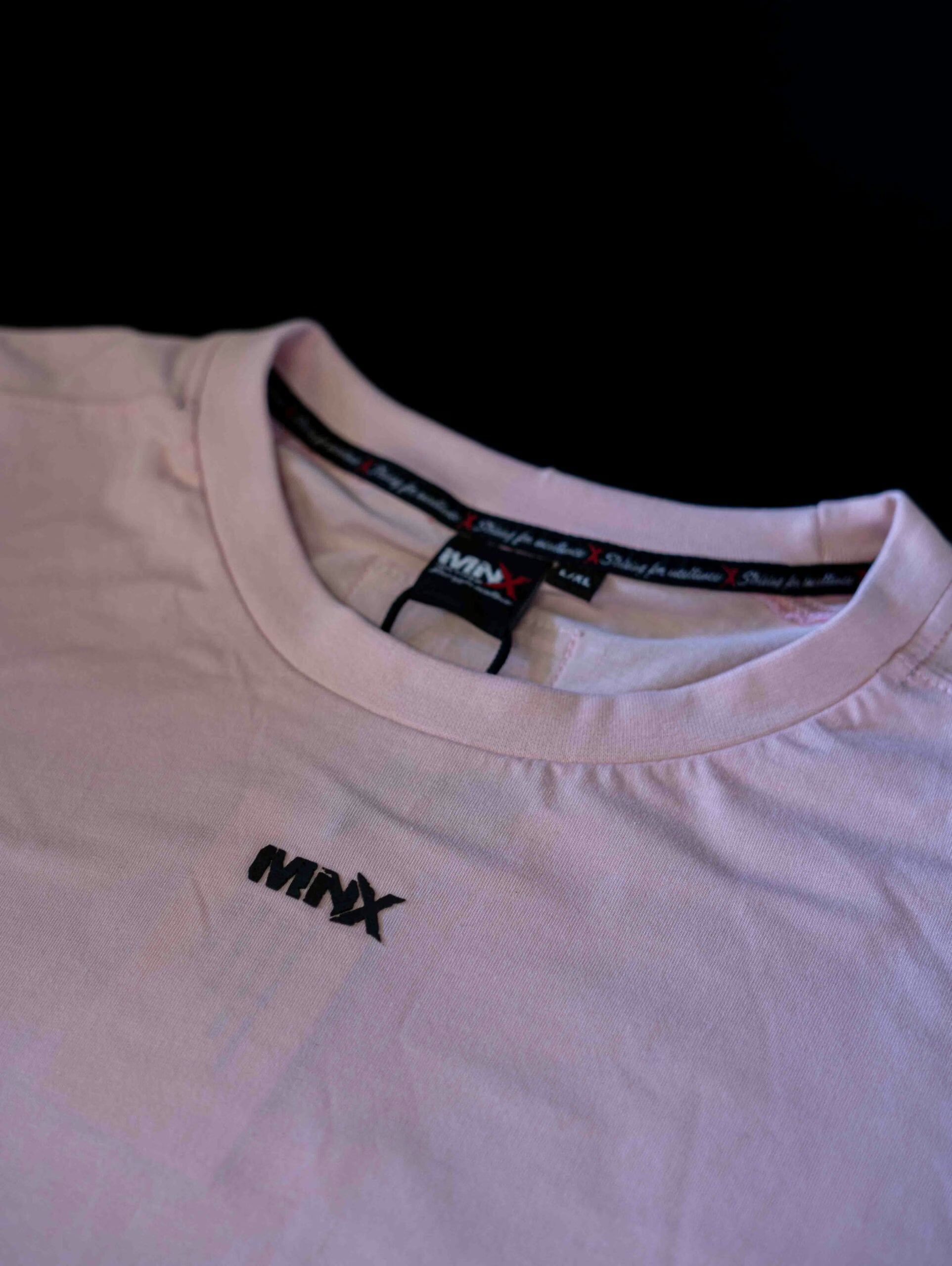 MNX cotton T-shirt Basix, pastel rose