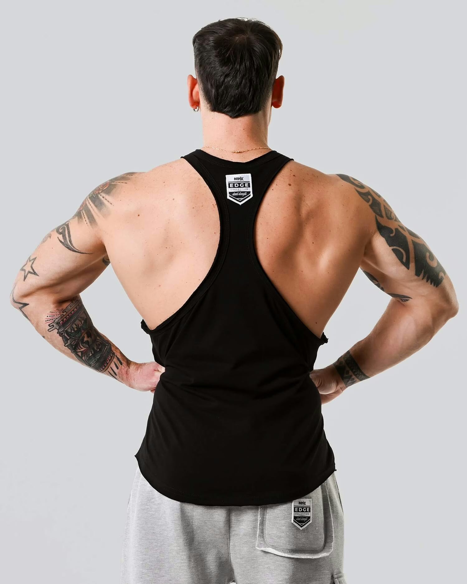 MNX Stringer tank top Edge, black