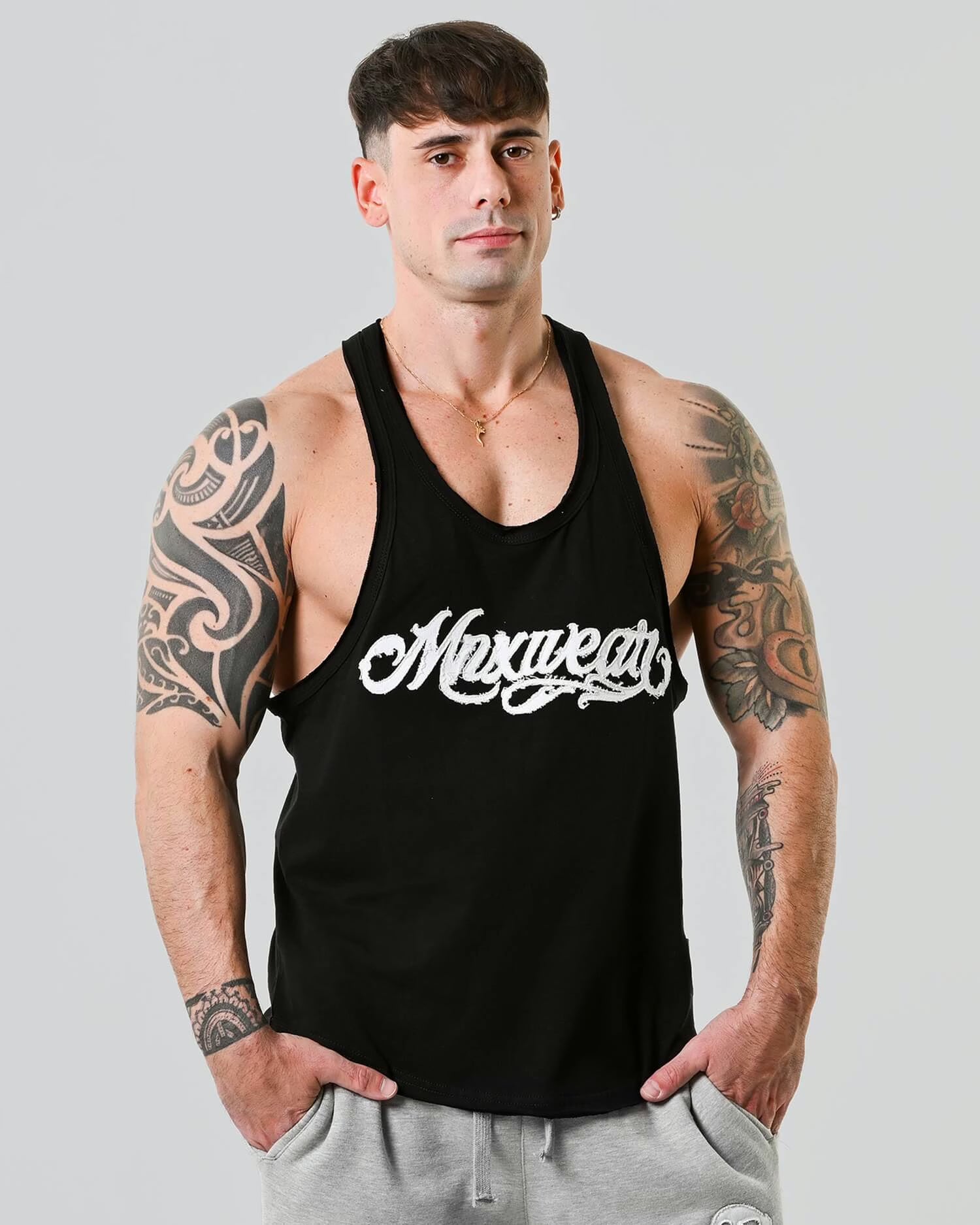 MNX Stringer tank top Edge, black