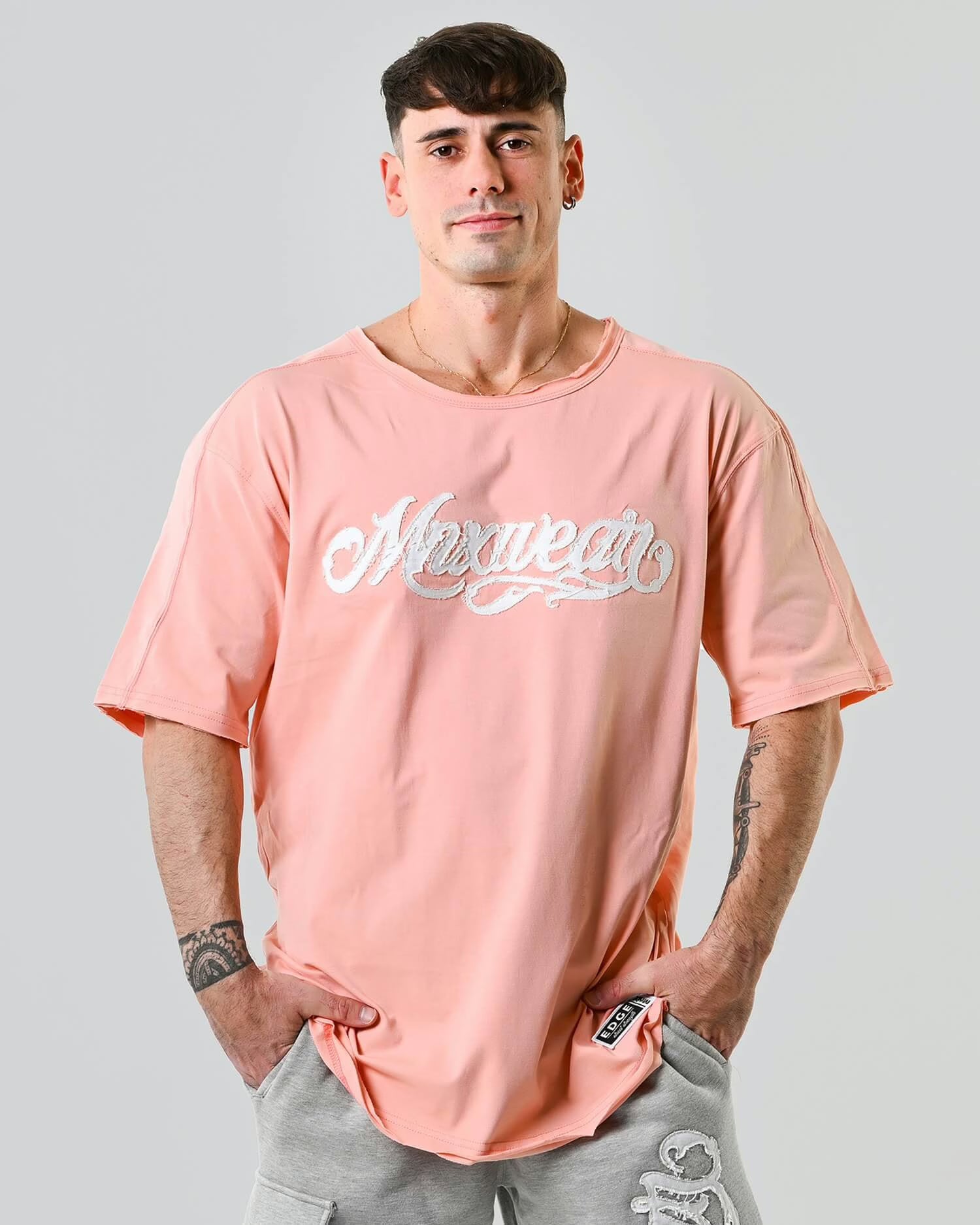 MNX T-shirt Edge, dusty coral