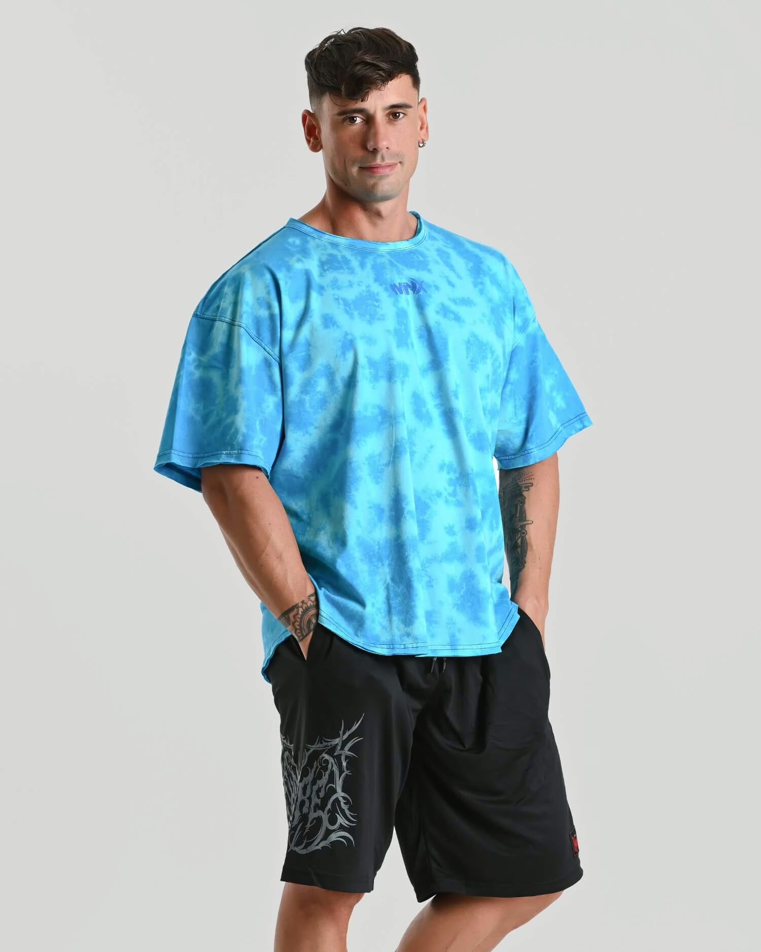 MNX Extra HC T-shirt 4.0 washed look, blue