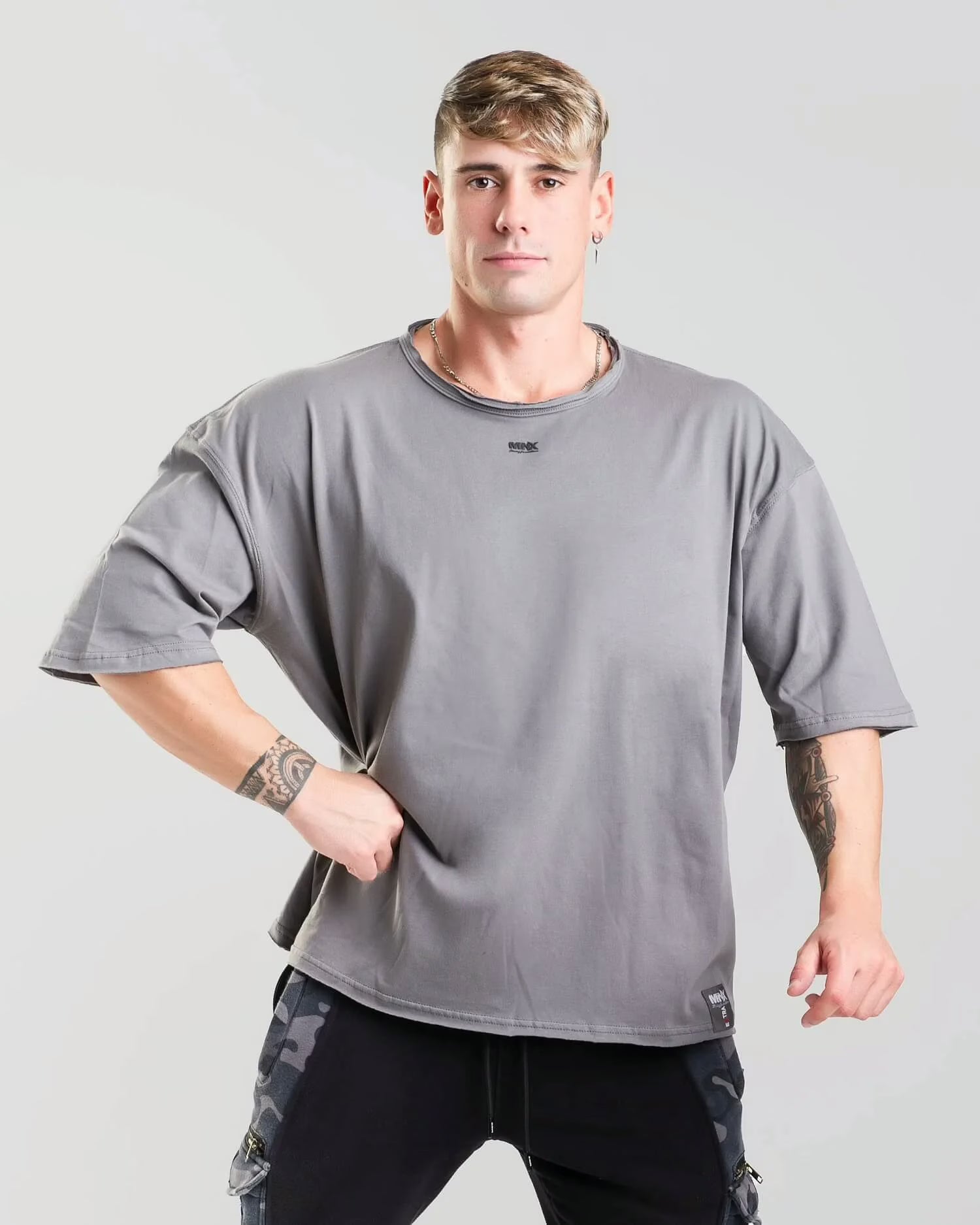 MNX Extra T-shirt basic, grey