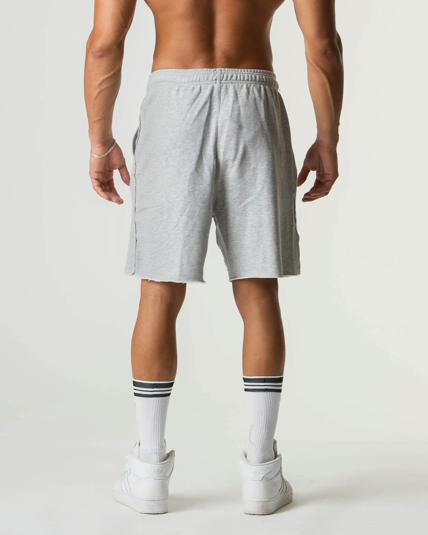 MNX Golden Era Cotton shorts, melange grey