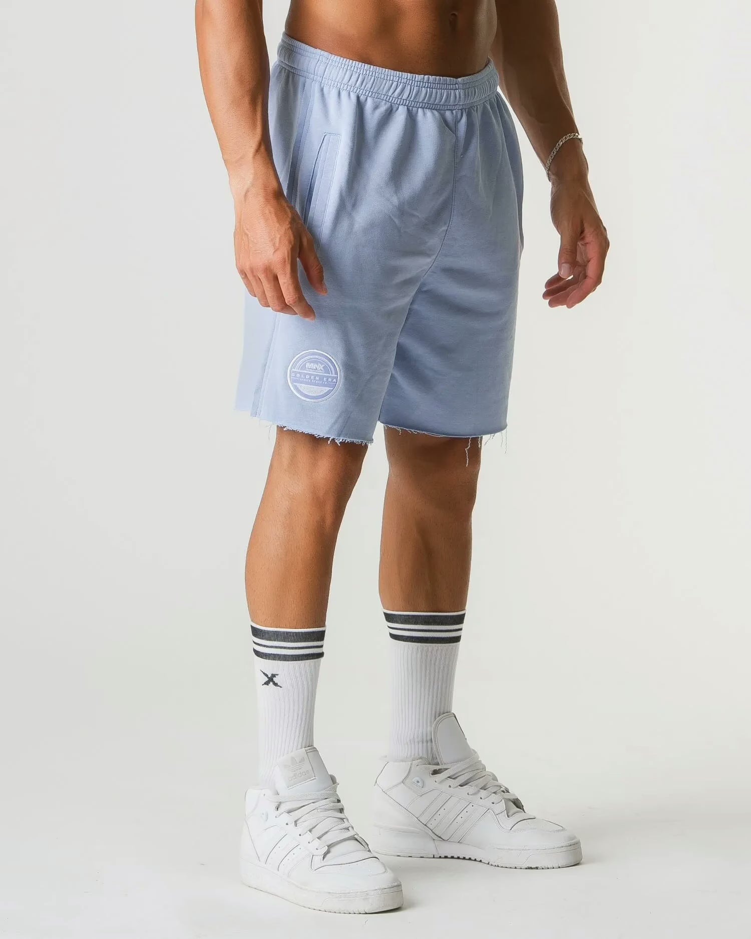 MNX Golden Era Cotton shorts, sky blue