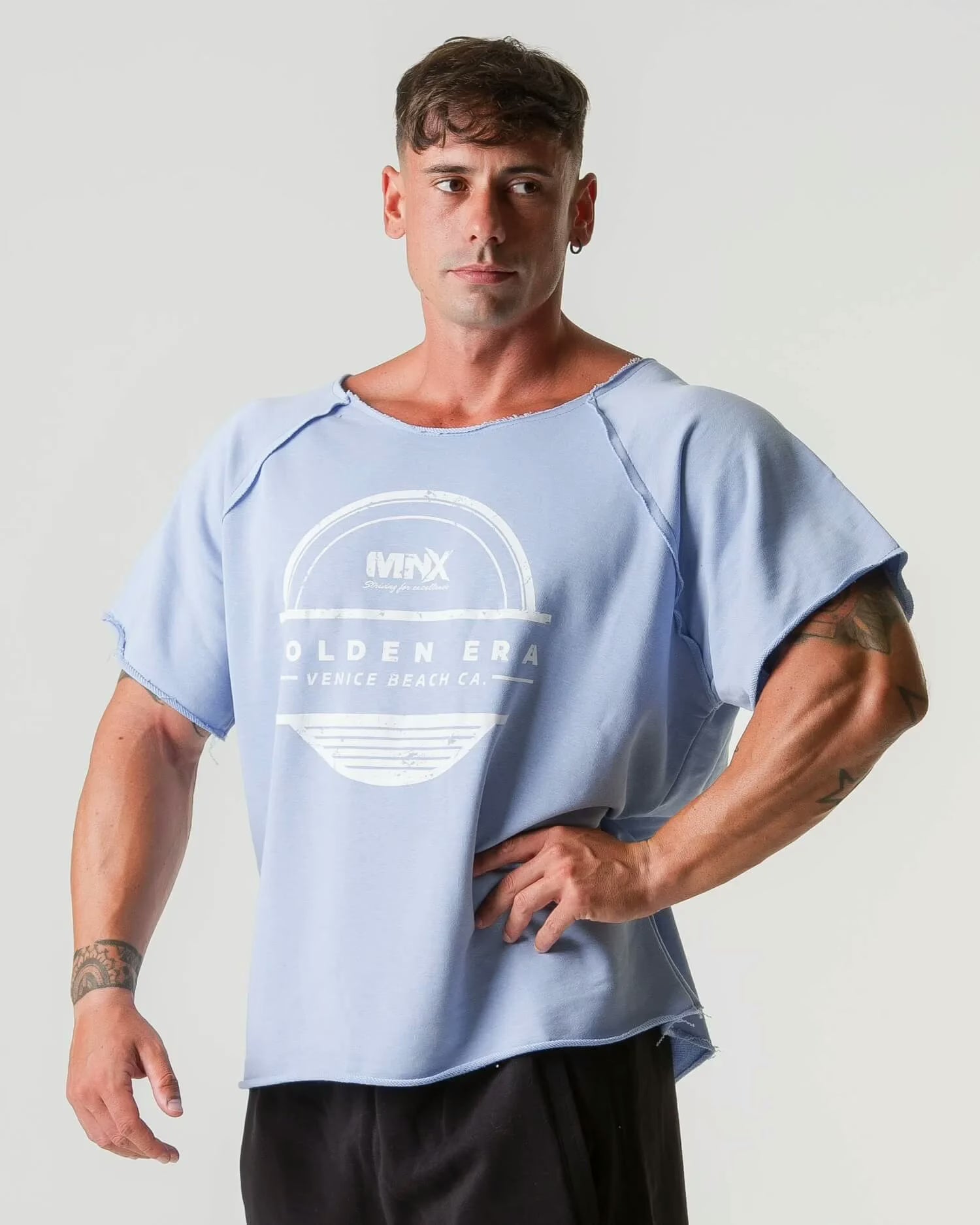 MNX Workout Top Golden Era, sky blue
