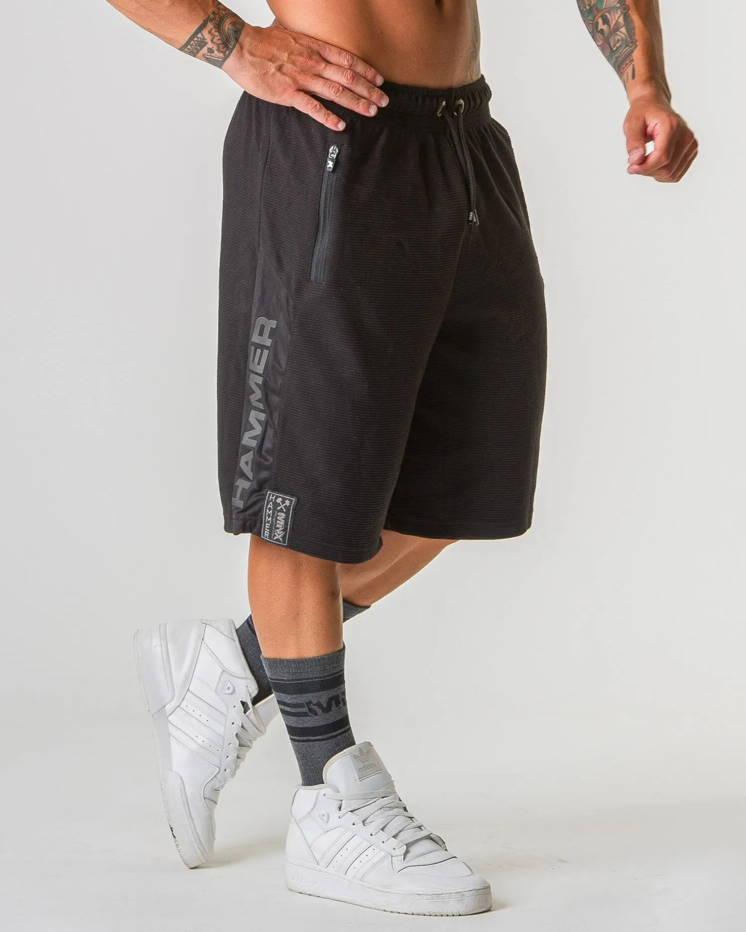 MNX Ribbed shorts Hammer 3.0, black