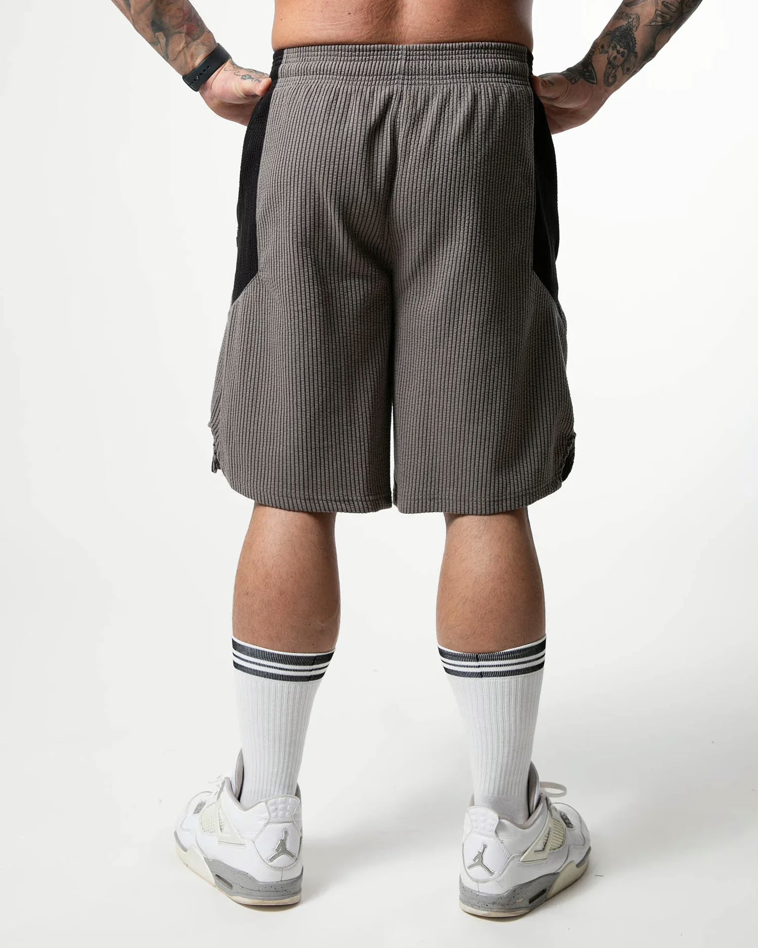 MNX Ribbed shorts Hammer, grey