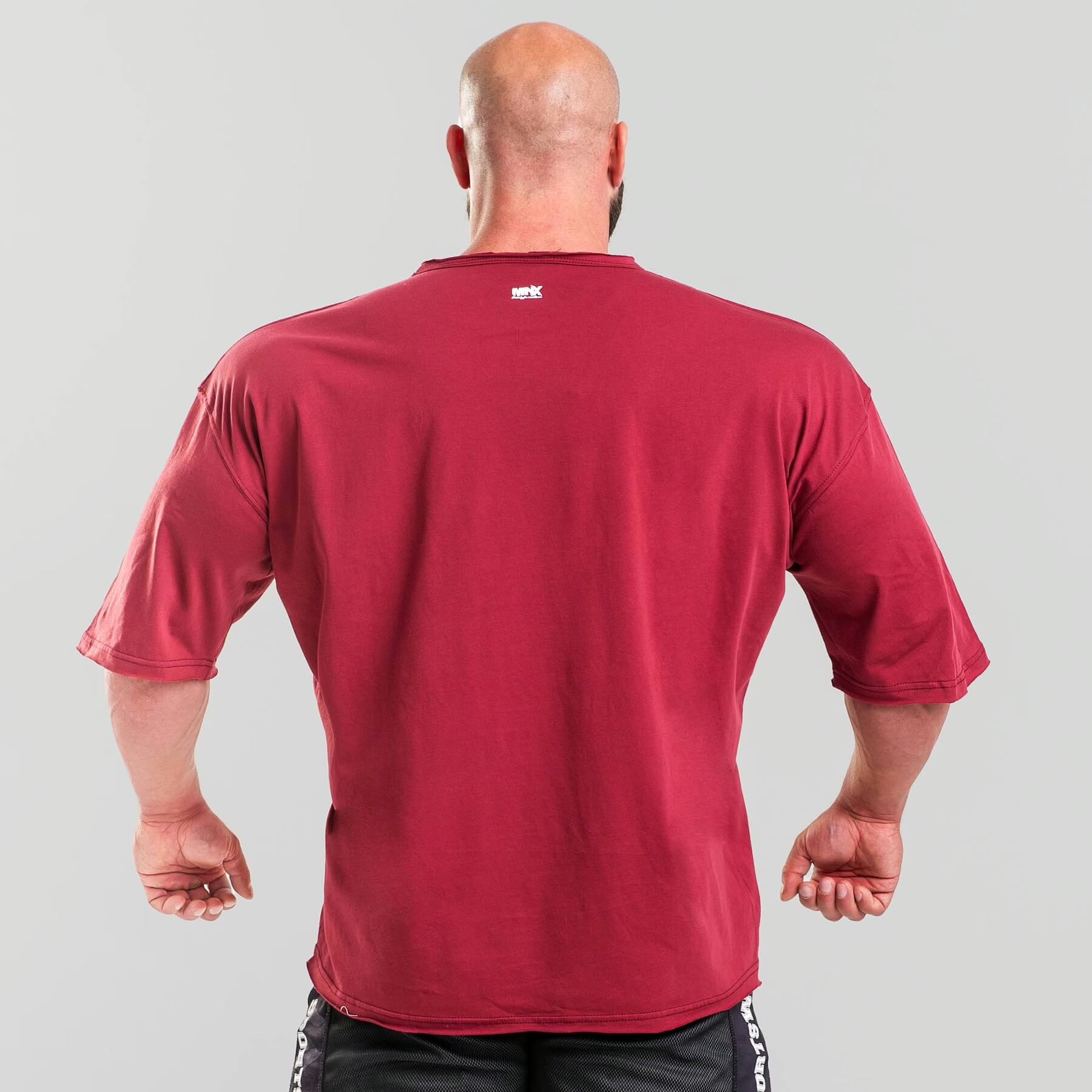 MNX Extra T-shirt basic, burgundy