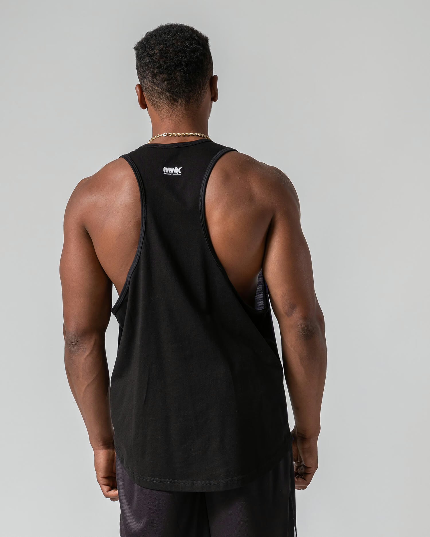 MNX Stringer tank top Skull souls, yellow
