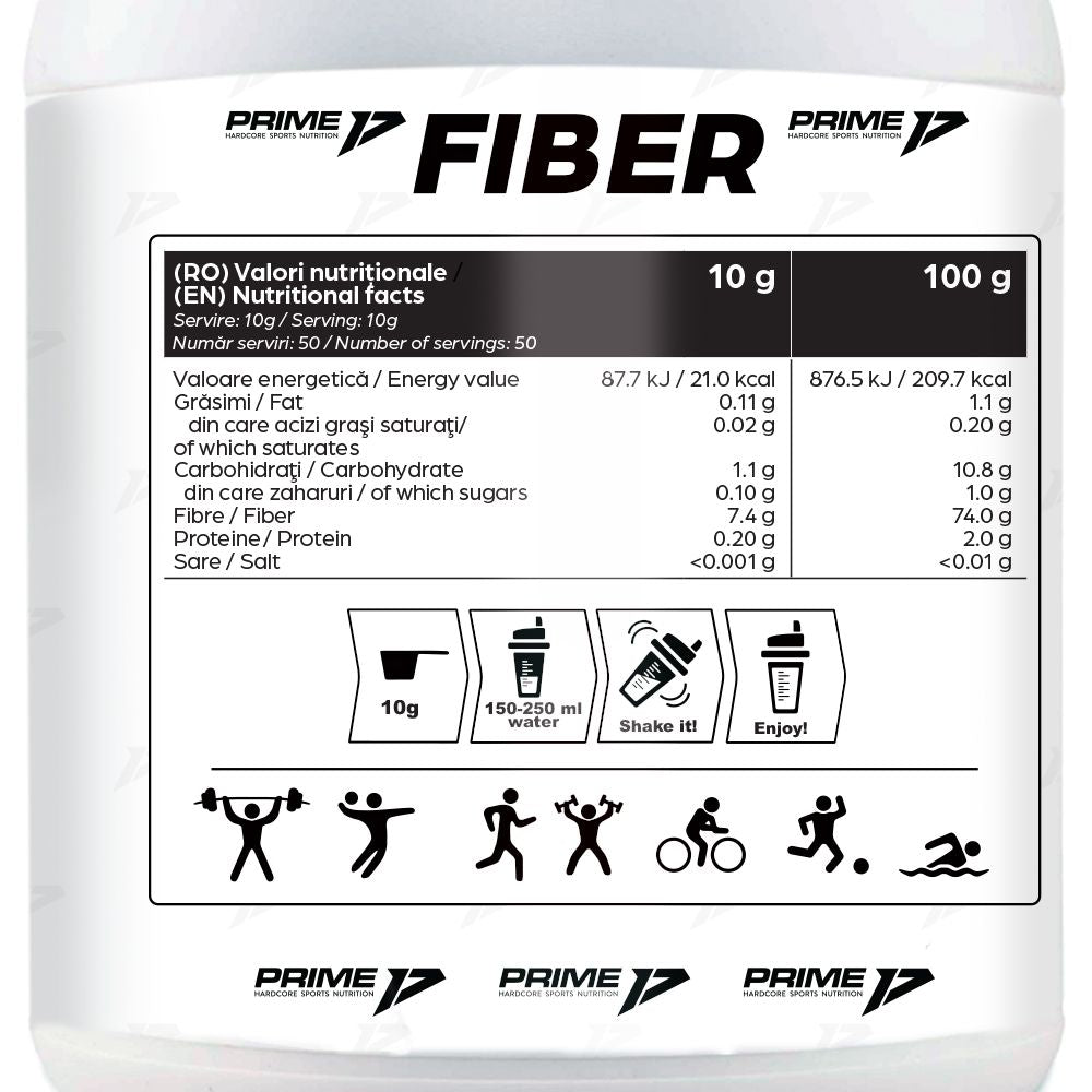 Fiber 500g/50 serv