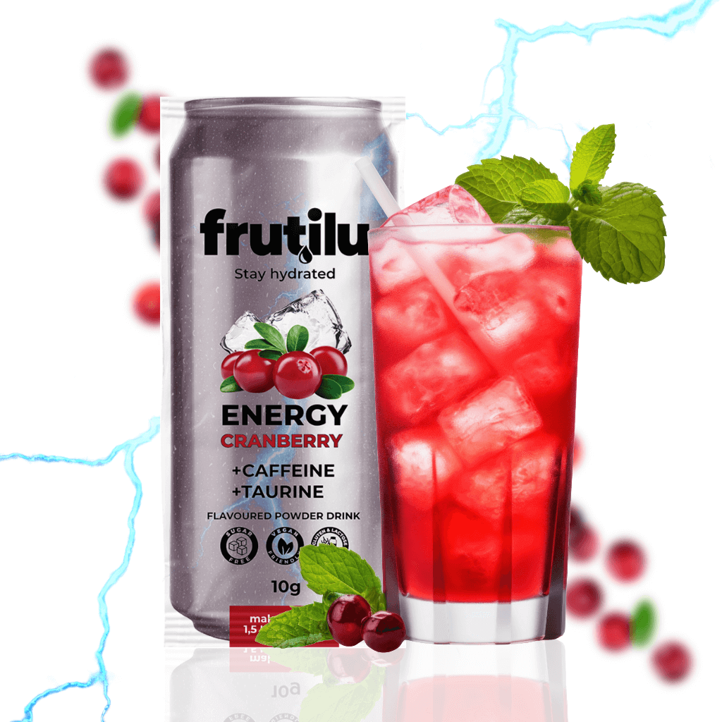 Instant drink Frutilu, ENERGY Cranberry, 10g